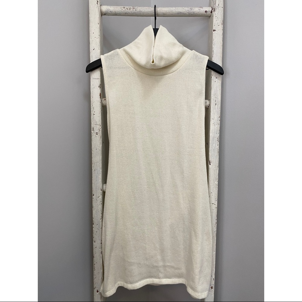 Venus Sleeveless Turtleneck Dress/Long Shirt
